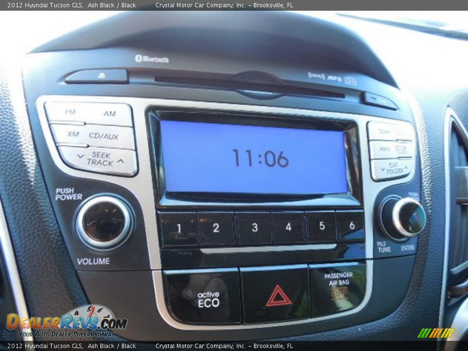 2012 Hyundai Tucson GLS Ash Black / Black Photo #20