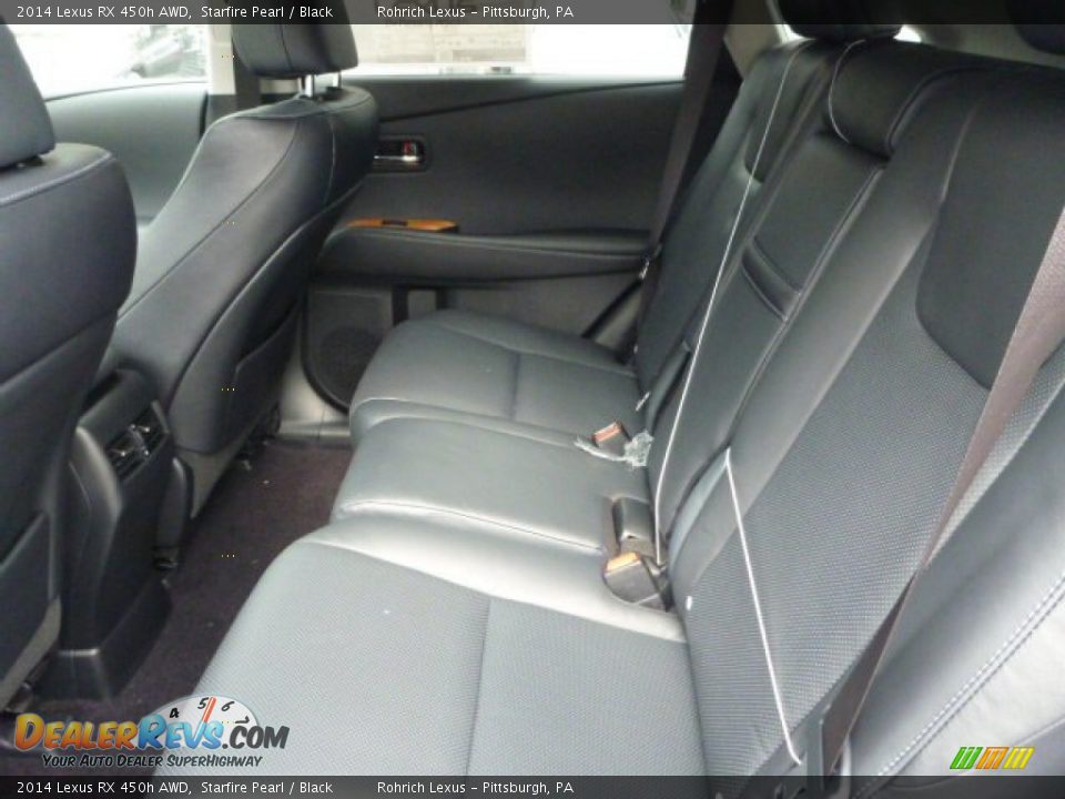 Rear Seat of 2014 Lexus RX 450h AWD Photo #11