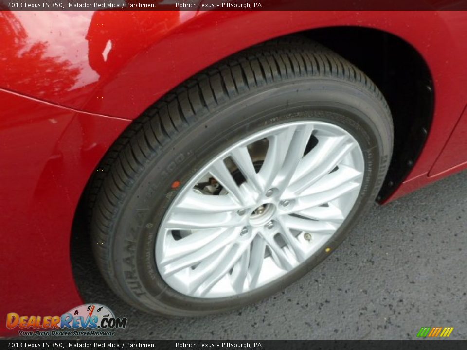 2013 Lexus ES 350 Matador Red Mica / Parchment Photo #9