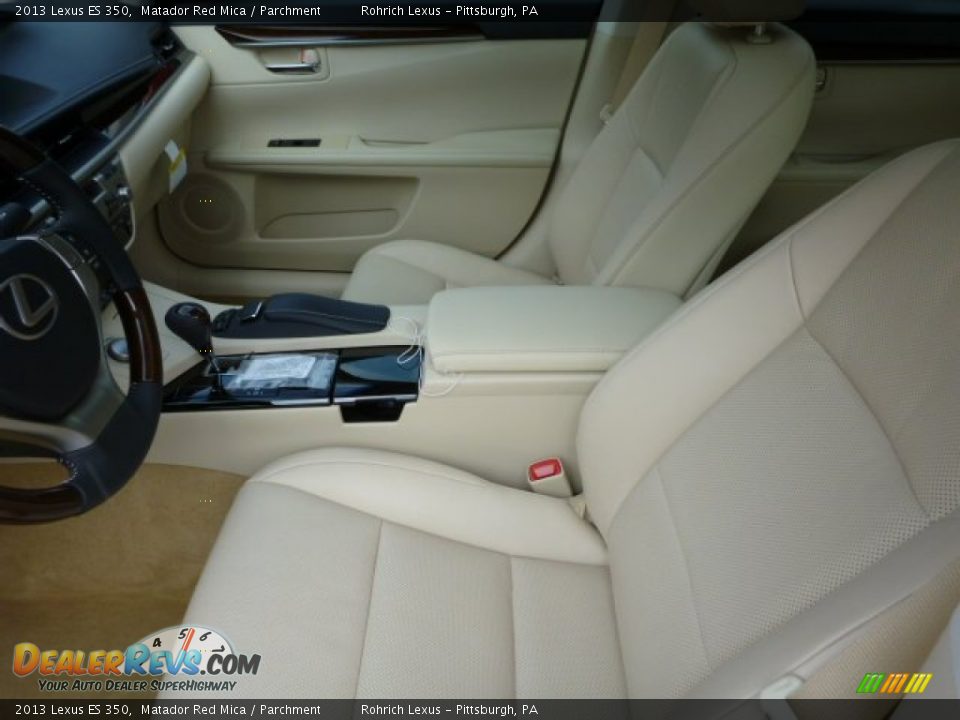 2013 Lexus ES 350 Matador Red Mica / Parchment Photo #10