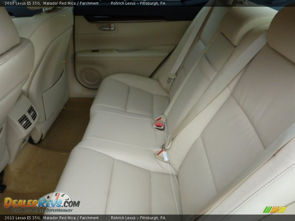 2013 Lexus ES 350 Matador Red Mica / Parchment Photo #11