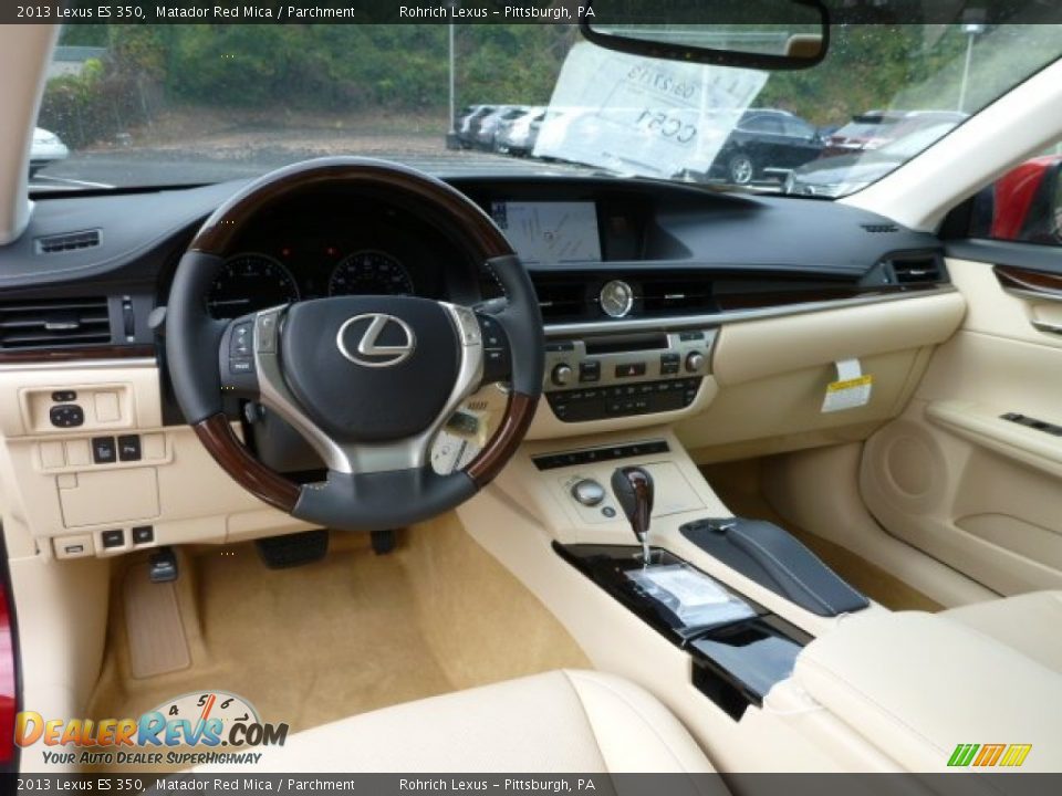2013 Lexus ES 350 Matador Red Mica / Parchment Photo #12