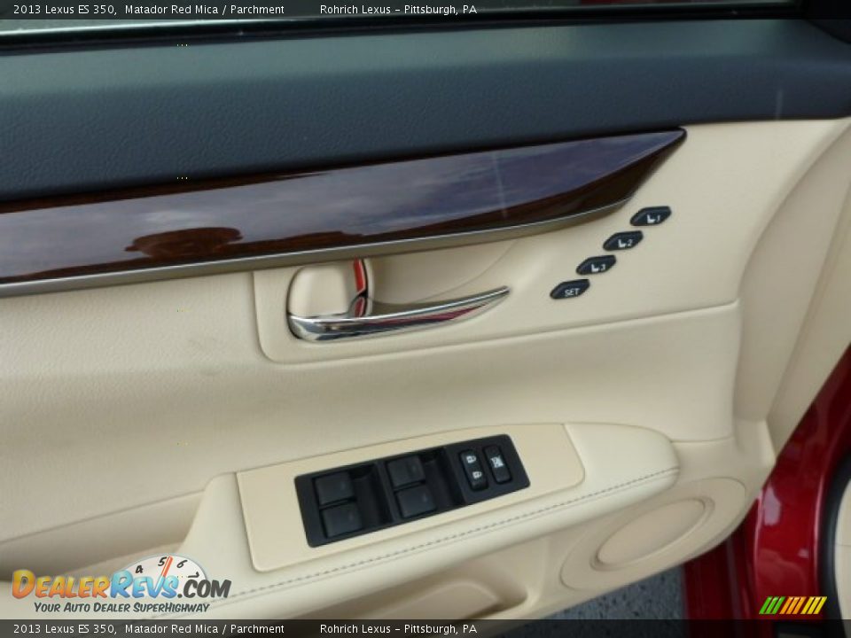 2013 Lexus ES 350 Matador Red Mica / Parchment Photo #14