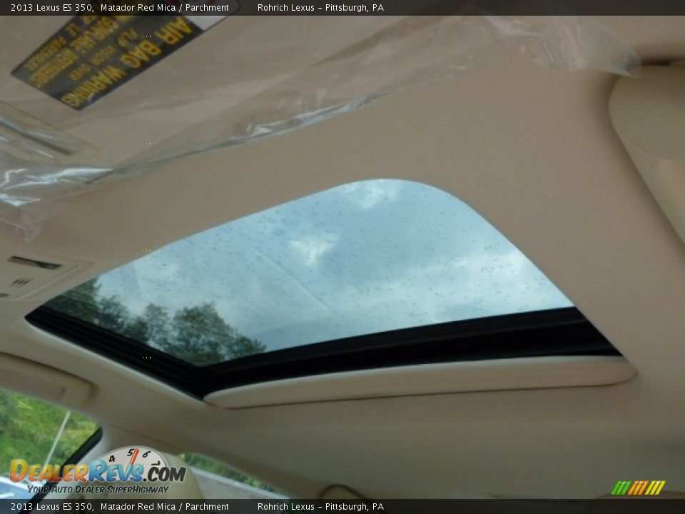 2013 Lexus ES 350 Matador Red Mica / Parchment Photo #15