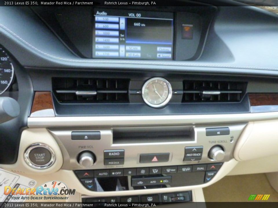 2013 Lexus ES 350 Matador Red Mica / Parchment Photo #17