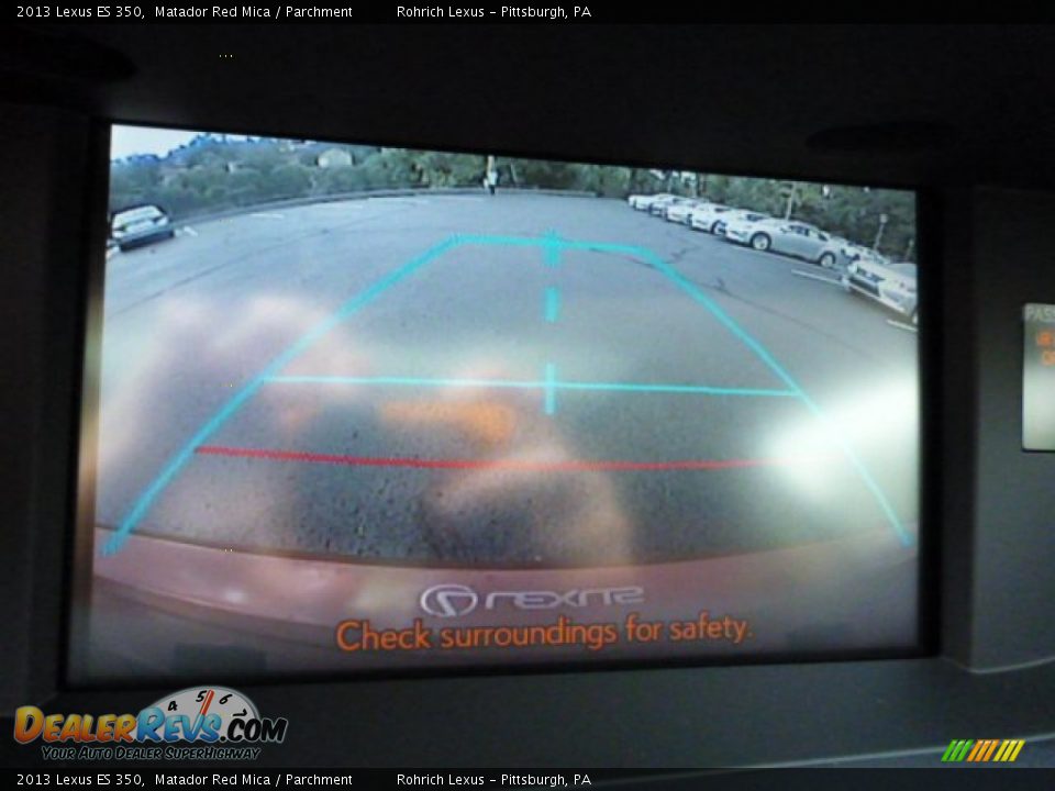 2013 Lexus ES 350 Matador Red Mica / Parchment Photo #19