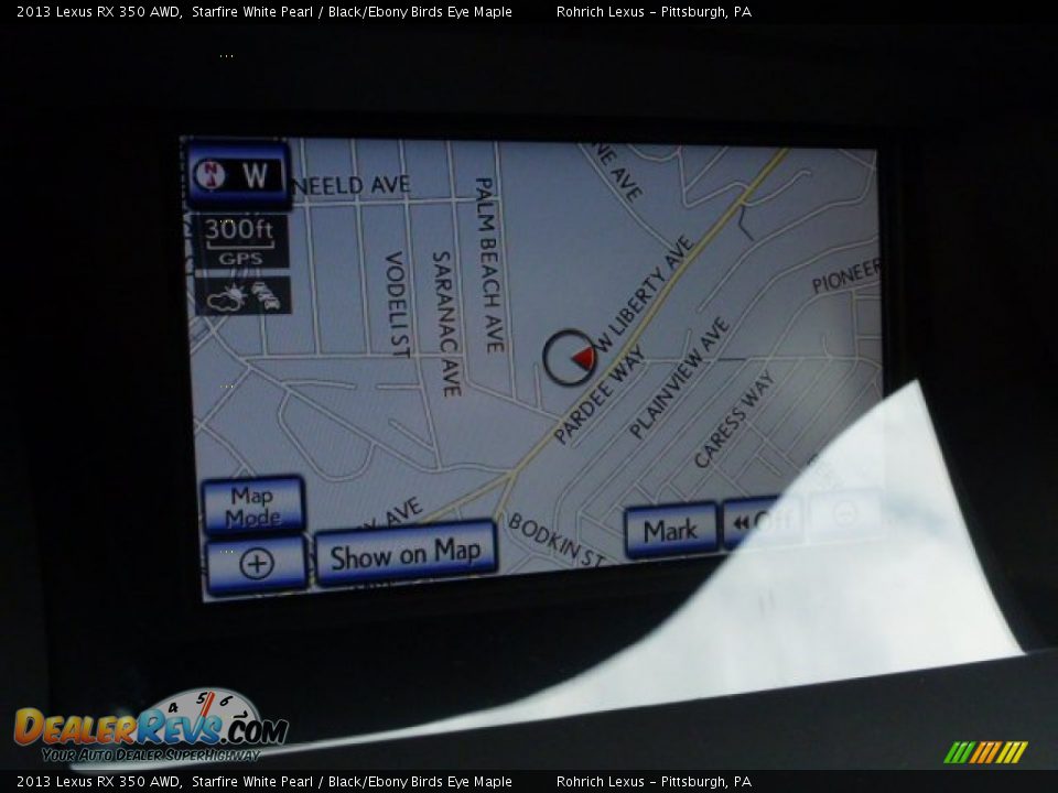 2013 Lexus RX 350 AWD Starfire White Pearl / Black/Ebony Birds Eye Maple Photo #16