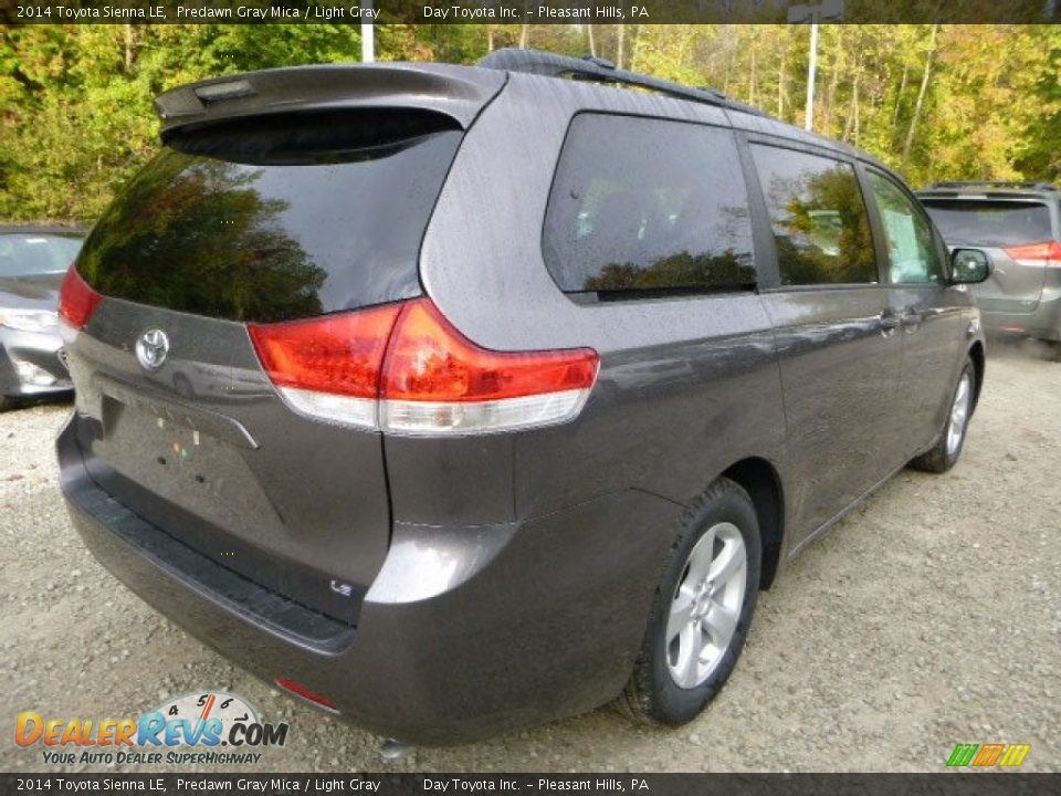 2014 Toyota Sienna LE Predawn Gray Mica / Light Gray Photo #3