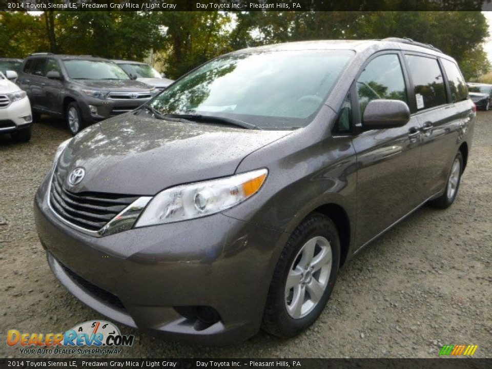 Predawn gray mica toyota sienna