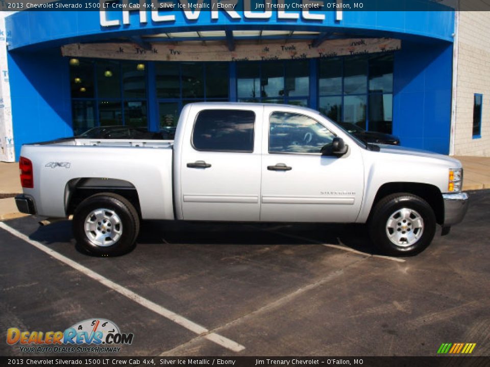2013 Chevrolet Silverado 1500 LT Crew Cab 4x4 Silver Ice Metallic / Ebony Photo #1