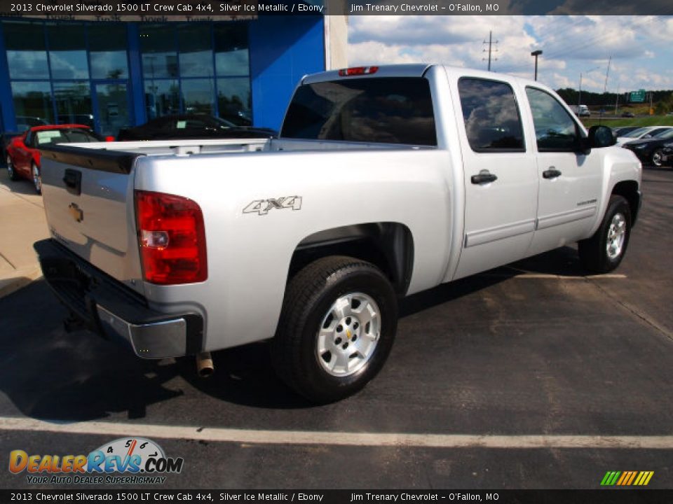 2013 Chevrolet Silverado 1500 LT Crew Cab 4x4 Silver Ice Metallic / Ebony Photo #3