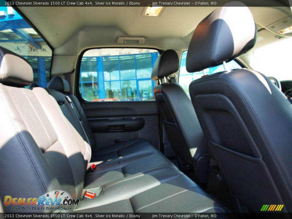 2013 Chevrolet Silverado 1500 LT Crew Cab 4x4 Silver Ice Metallic / Ebony Photo #9