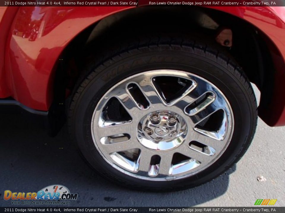 2011 Dodge Nitro Heat 4.0 4x4 Inferno Red Crystal Pearl / Dark Slate Gray Photo #9