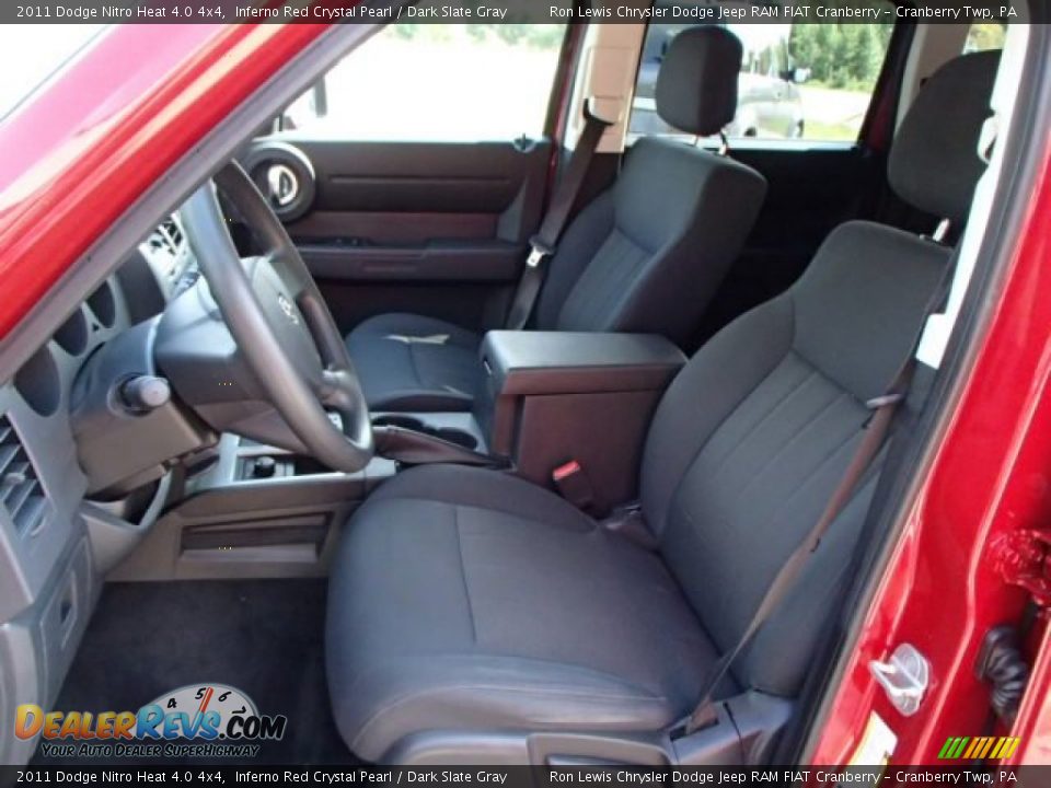 2011 Dodge Nitro Heat 4.0 4x4 Inferno Red Crystal Pearl / Dark Slate Gray Photo #10