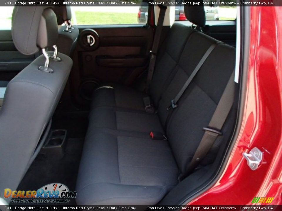 2011 Dodge Nitro Heat 4.0 4x4 Inferno Red Crystal Pearl / Dark Slate Gray Photo #12