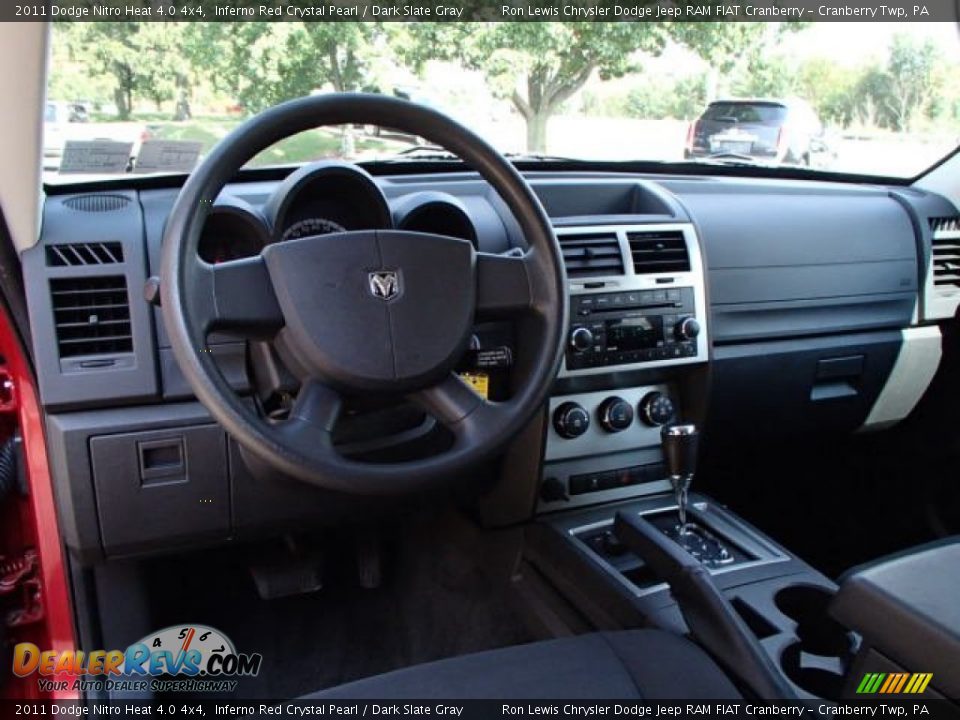 2011 Dodge Nitro Heat 4.0 4x4 Inferno Red Crystal Pearl / Dark Slate Gray Photo #14