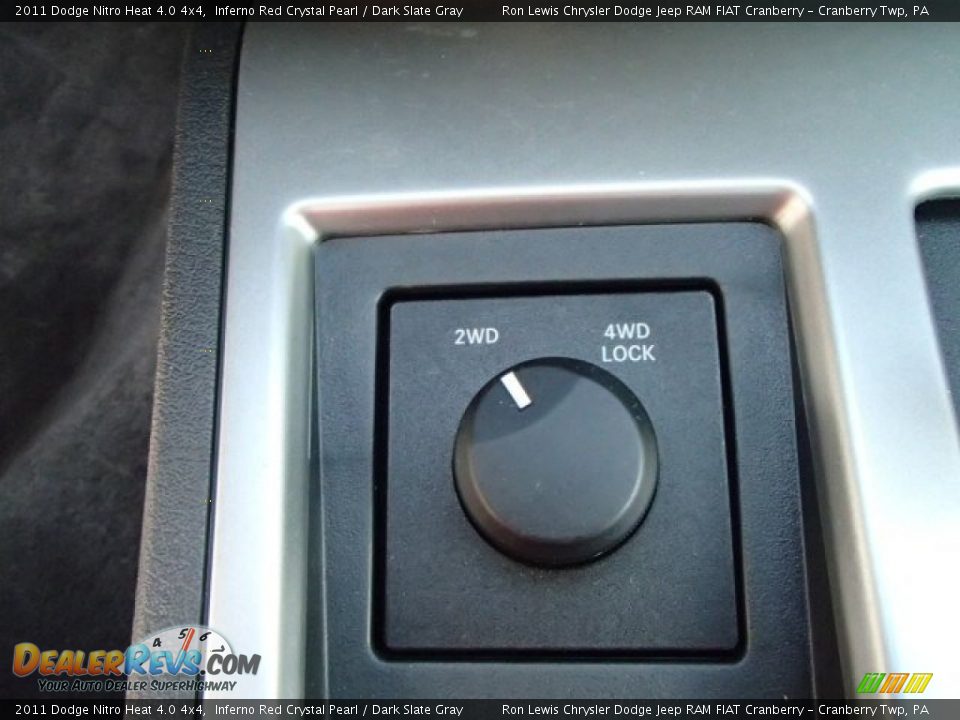 2011 Dodge Nitro Heat 4.0 4x4 Inferno Red Crystal Pearl / Dark Slate Gray Photo #17