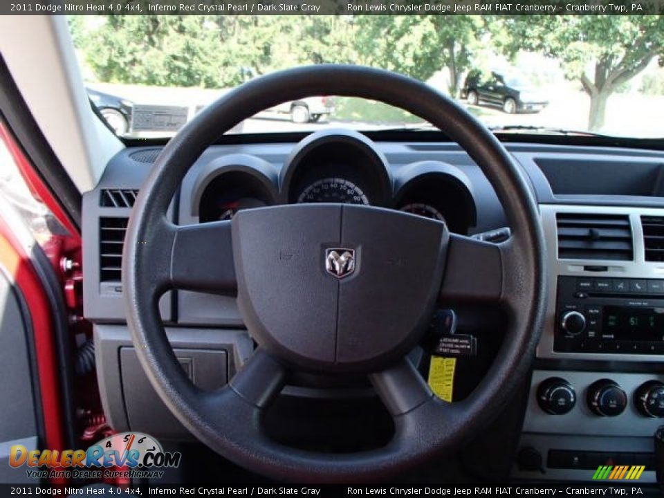 2011 Dodge Nitro Heat 4.0 4x4 Inferno Red Crystal Pearl / Dark Slate Gray Photo #18
