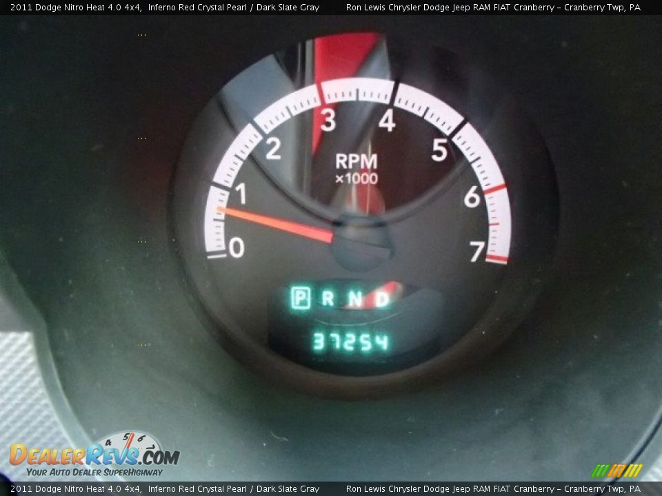 2011 Dodge Nitro Heat 4.0 4x4 Inferno Red Crystal Pearl / Dark Slate Gray Photo #19