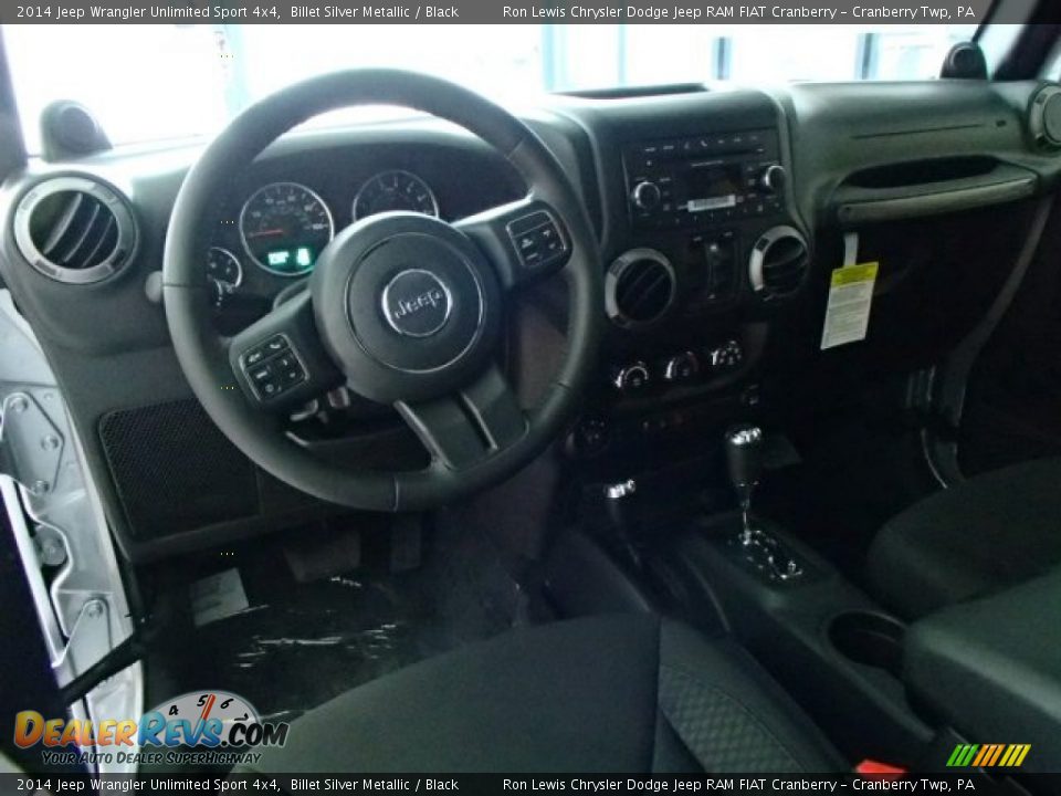 2014 Jeep Wrangler Unlimited Sport 4x4 Billet Silver Metallic / Black Photo #14