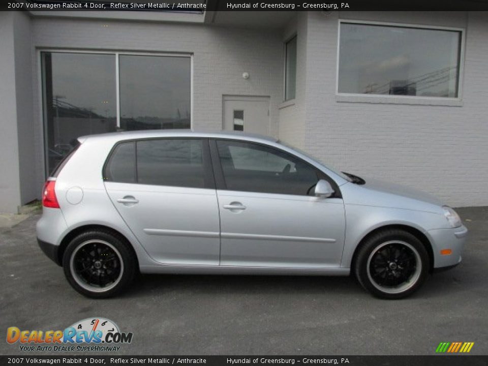 2007 Volkswagen Rabbit 4 Door Reflex Silver Metallic / Anthracite Photo #2