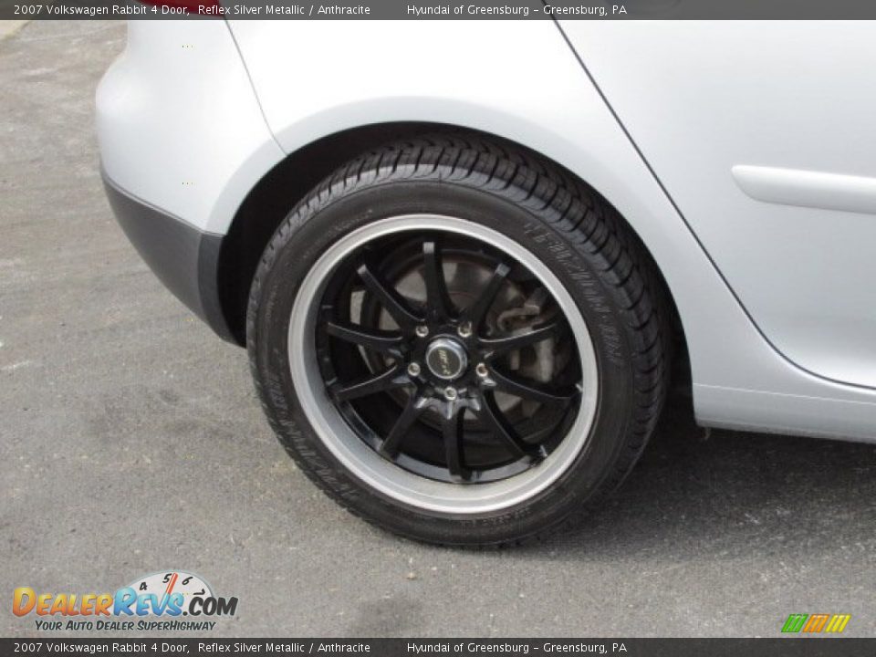 2007 Volkswagen Rabbit 4 Door Reflex Silver Metallic / Anthracite Photo #3