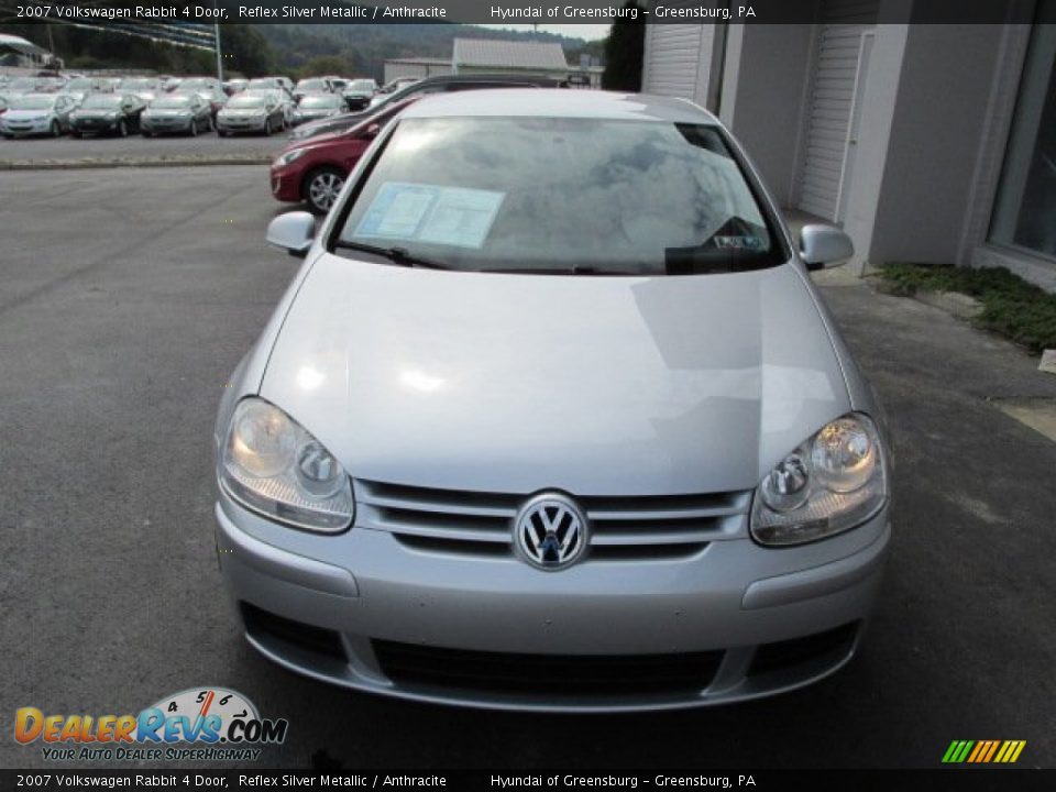 2007 Volkswagen Rabbit 4 Door Reflex Silver Metallic / Anthracite Photo #4