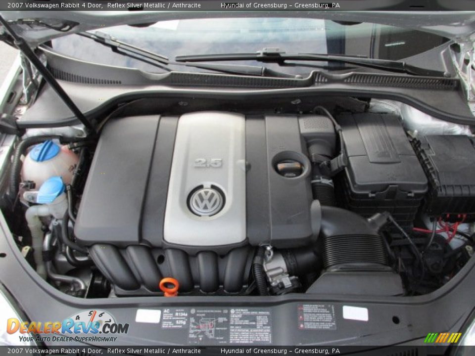 2007 Volkswagen Rabbit 4 Door 2.5L DOHC 20V Inline 5 Cylinder Engine Photo #11