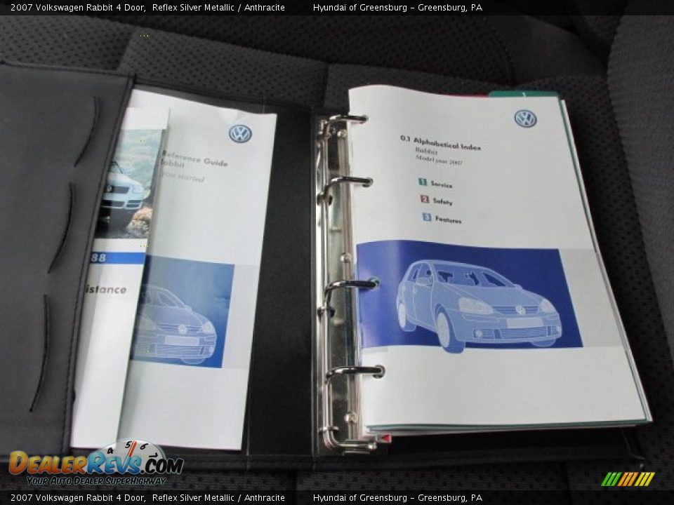 2007 Volkswagen Rabbit 4 Door Reflex Silver Metallic / Anthracite Photo #23