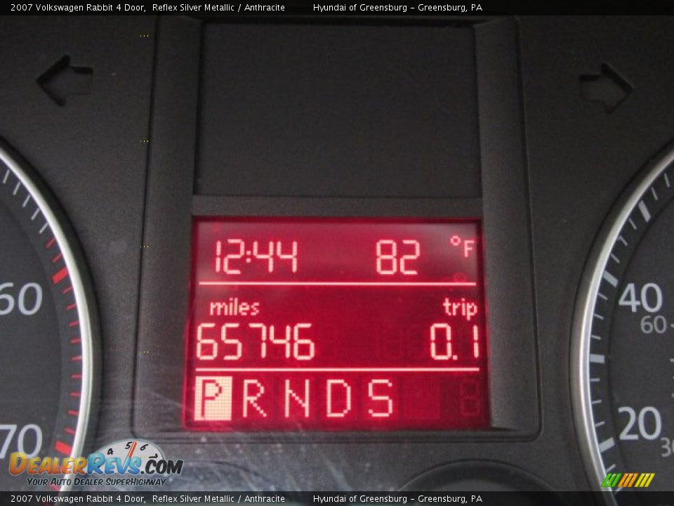 2007 Volkswagen Rabbit 4 Door Reflex Silver Metallic / Anthracite Photo #25