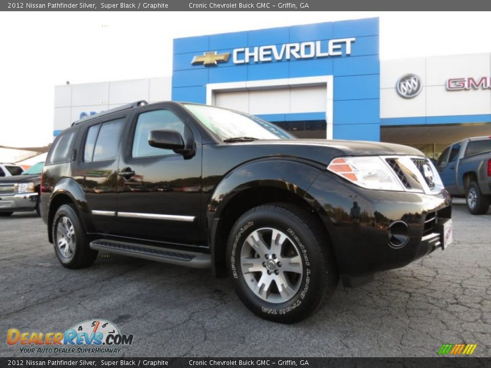 2012 Nissan Pathfinder Silver Super Black / Graphite Photo #1