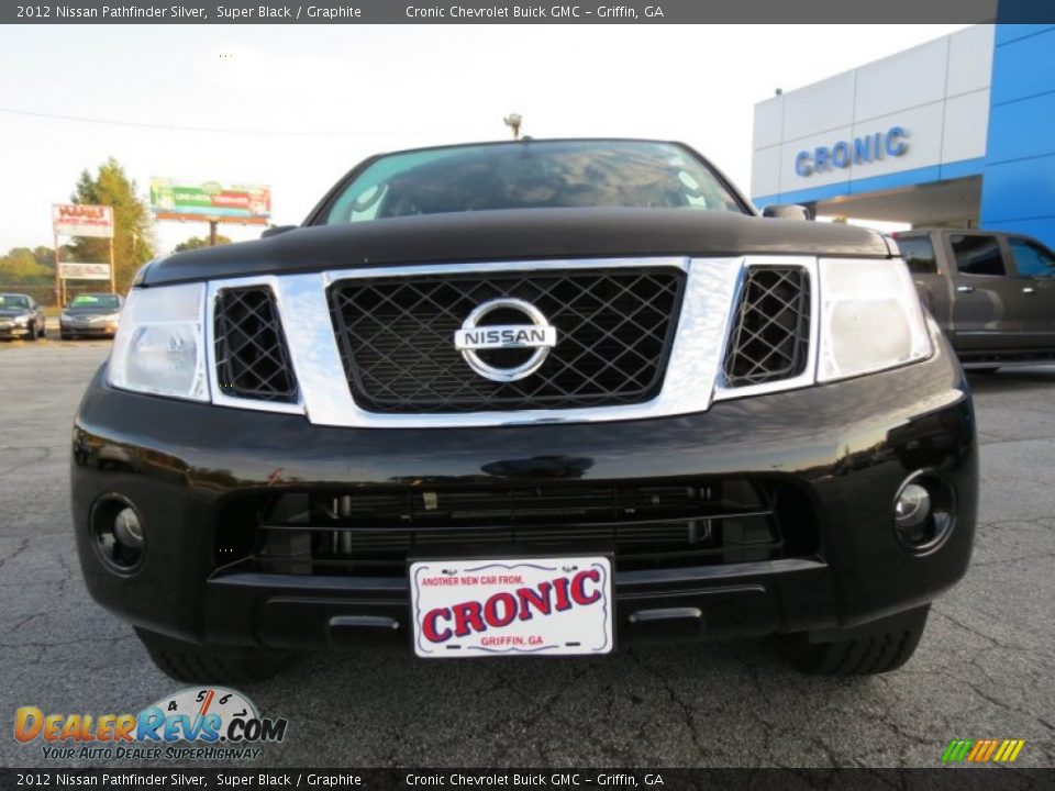 2012 Nissan Pathfinder Silver Super Black / Graphite Photo #2