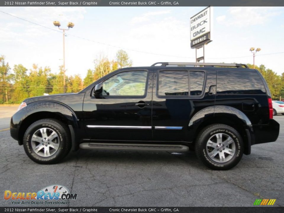 2012 Nissan Pathfinder Silver Super Black / Graphite Photo #4