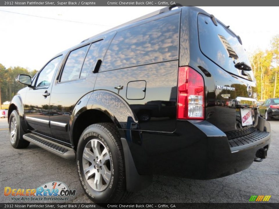 2012 Nissan Pathfinder Silver Super Black / Graphite Photo #5