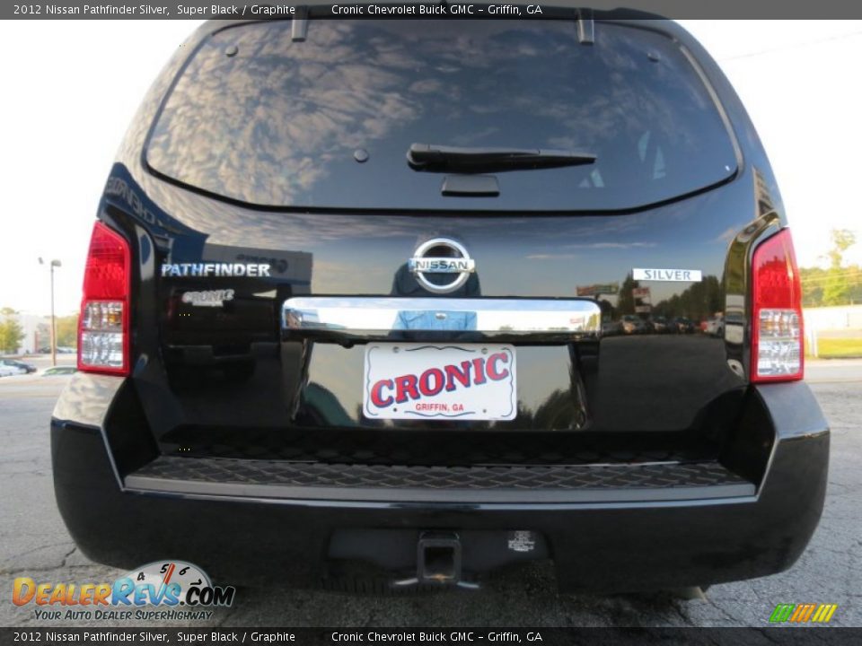 2012 Nissan Pathfinder Silver Super Black / Graphite Photo #6