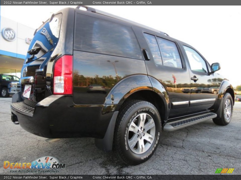 2012 Nissan Pathfinder Silver Super Black / Graphite Photo #7