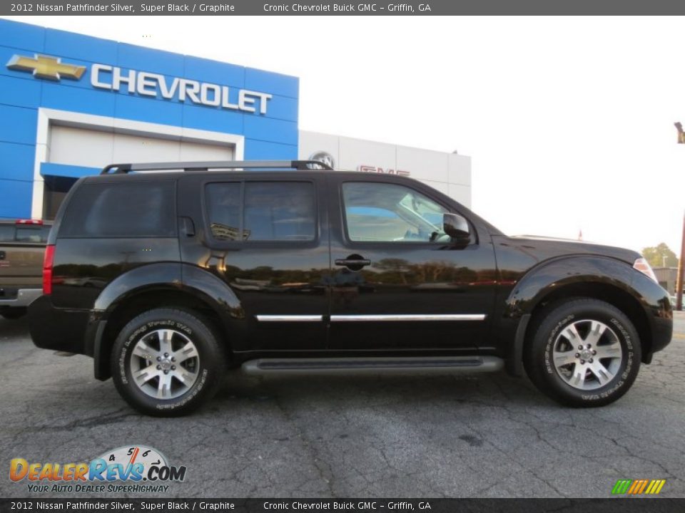 2012 Nissan Pathfinder Silver Super Black / Graphite Photo #8