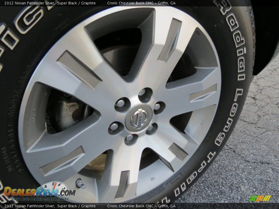2012 Nissan Pathfinder Silver Super Black / Graphite Photo #9