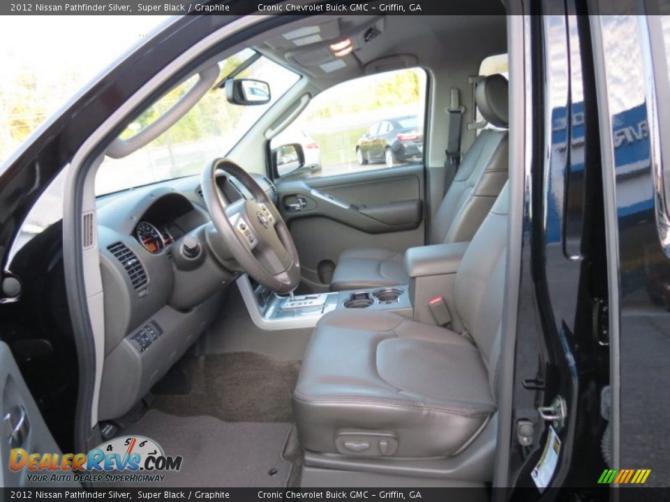 2012 Nissan Pathfinder Silver Super Black / Graphite Photo #10