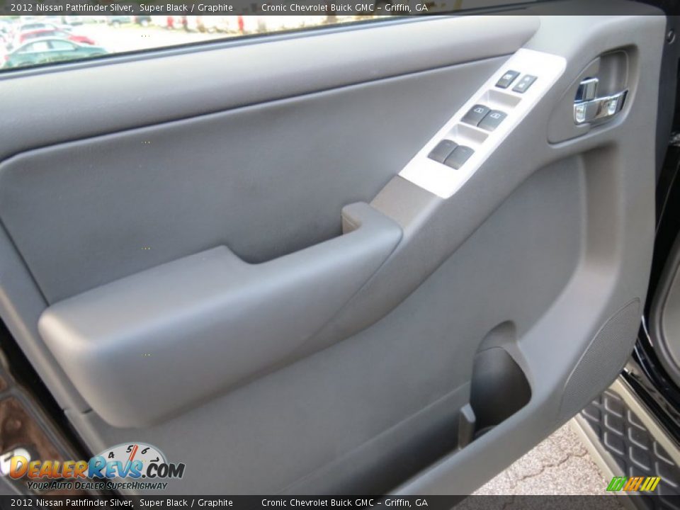 2012 Nissan Pathfinder Silver Super Black / Graphite Photo #11