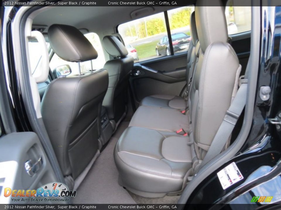 2012 Nissan Pathfinder Silver Super Black / Graphite Photo #12