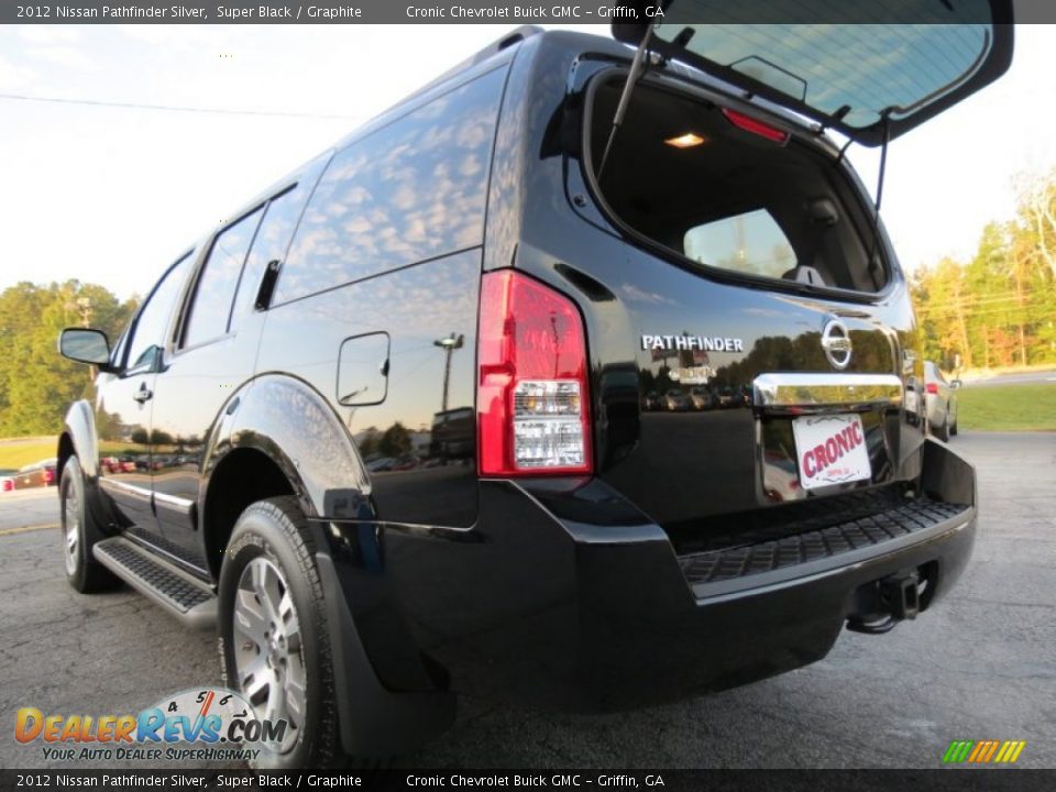 2012 Nissan Pathfinder Silver Super Black / Graphite Photo #14