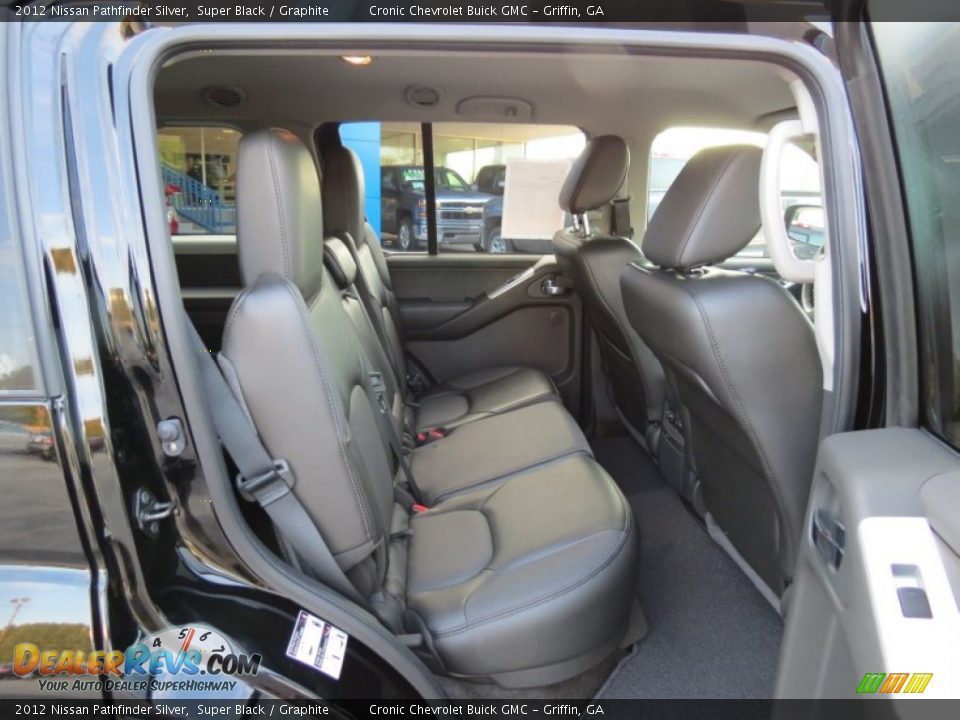 2012 Nissan Pathfinder Silver Super Black / Graphite Photo #16