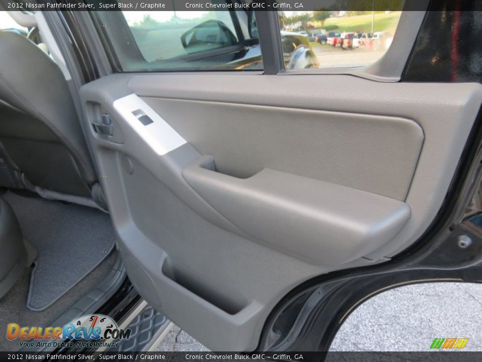 2012 Nissan Pathfinder Silver Super Black / Graphite Photo #17