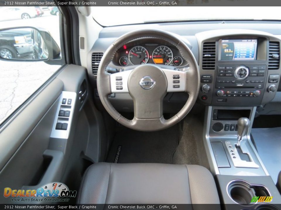 2012 Nissan Pathfinder Silver Super Black / Graphite Photo #22