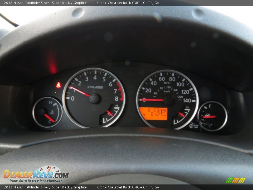 2012 Nissan Pathfinder Silver Super Black / Graphite Photo #23