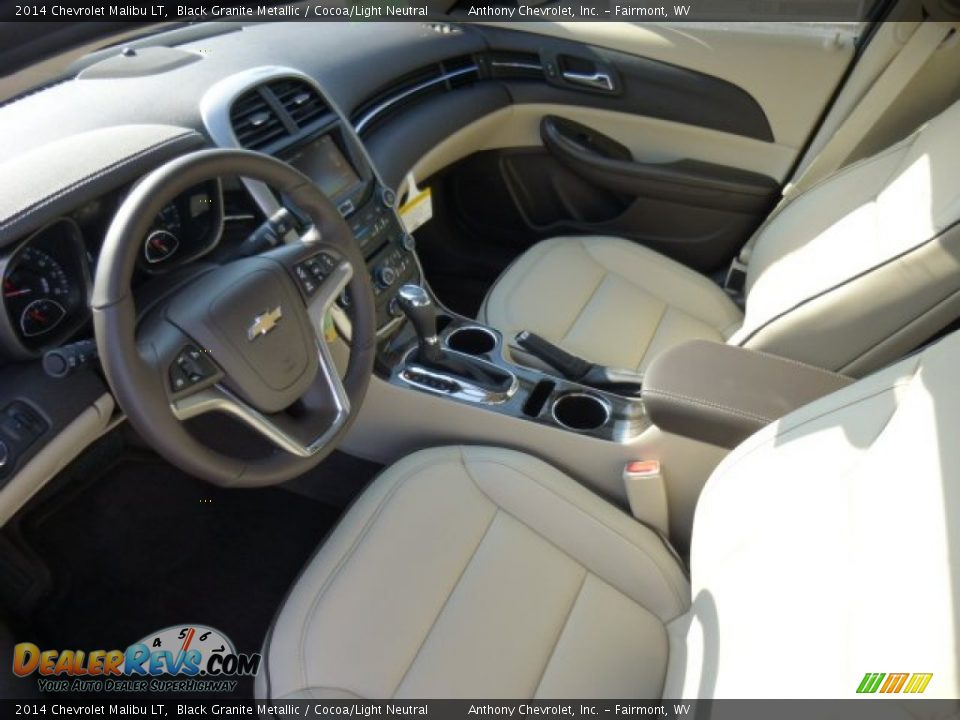 Cocoa/Light Neutral Interior - 2014 Chevrolet Malibu LT Photo #15