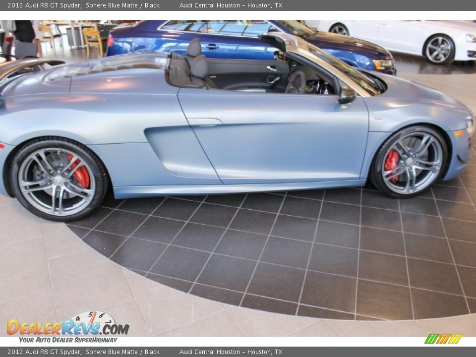 Sphere Blue Matte 2012 Audi R8 GT Spyder Photo #2