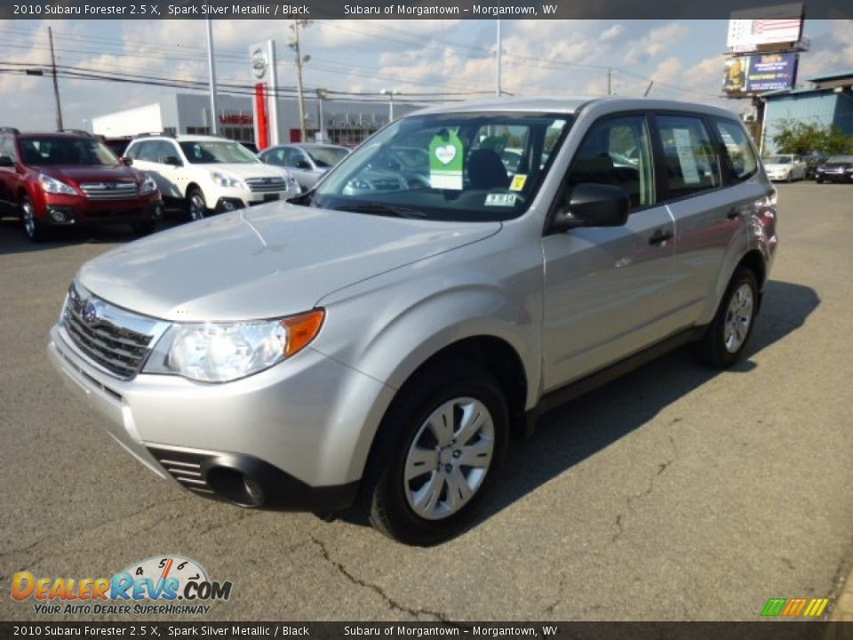 2010 Subaru Forester 2.5 X Spark Silver Metallic / Black Photo #3