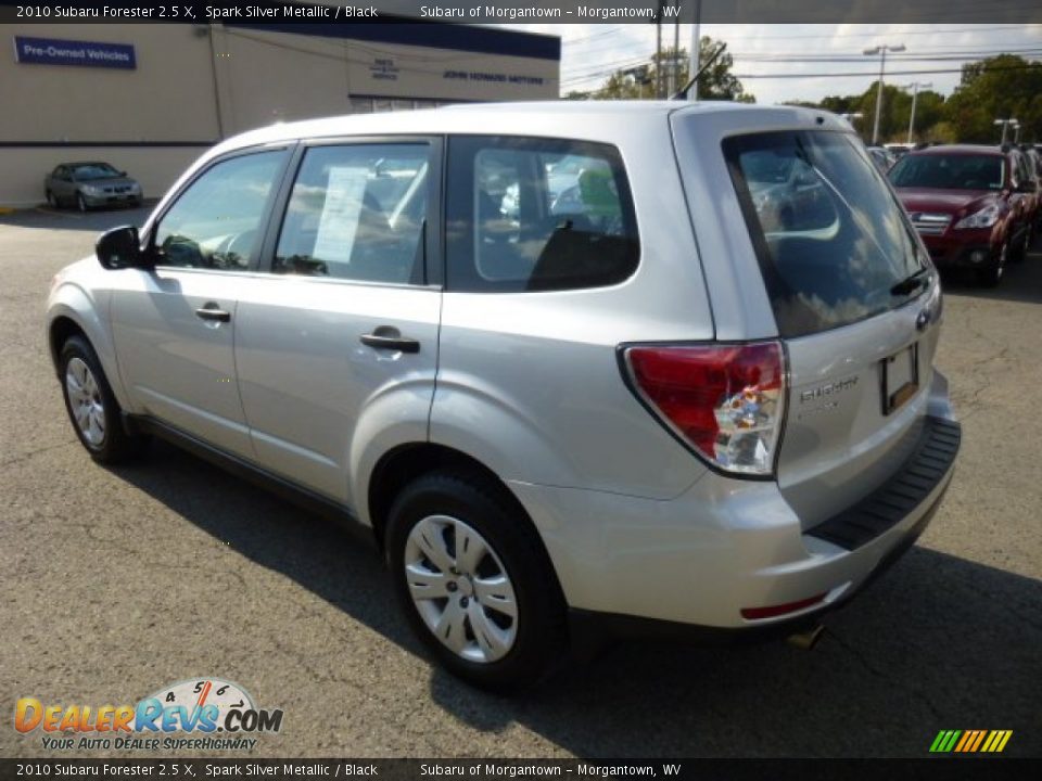 2010 Subaru Forester 2.5 X Spark Silver Metallic / Black Photo #9